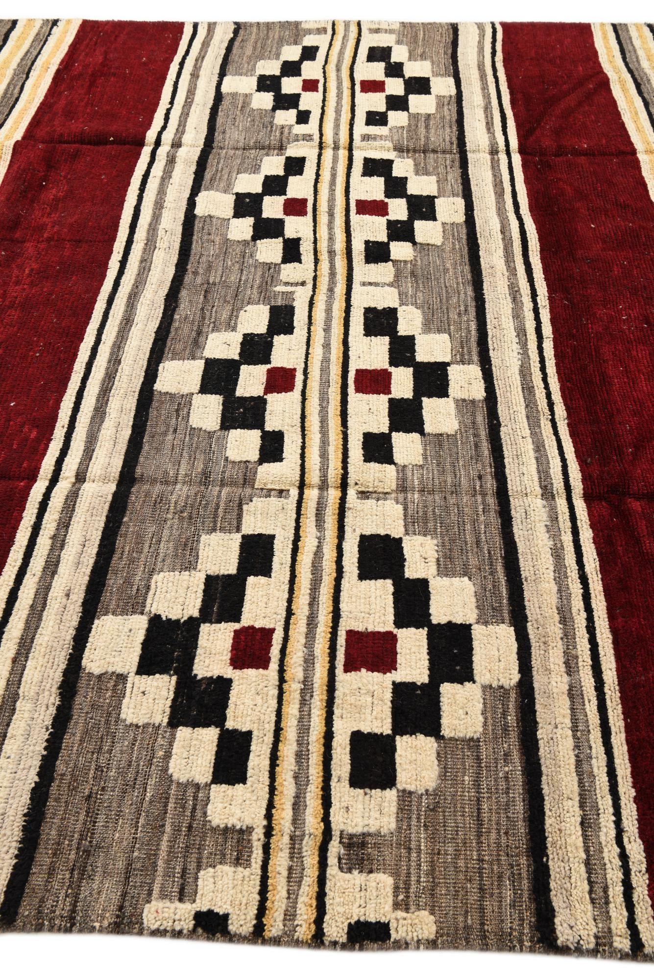 8' 8 x 12' 4 Hand Knotted Oushak Wool Rug
