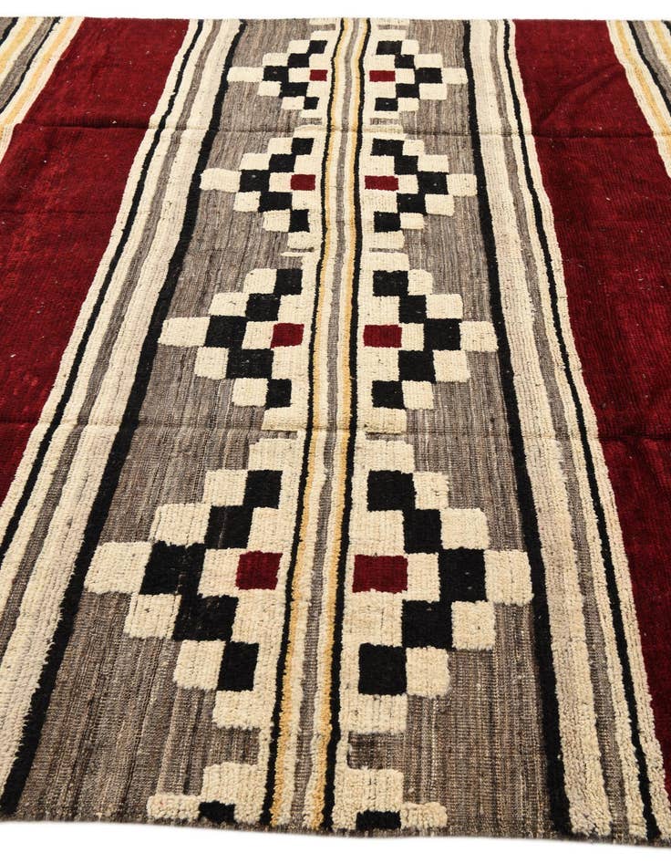 Detail image of 8' 8 x 12' 4  Hand Knotted Oushak Wool Rug