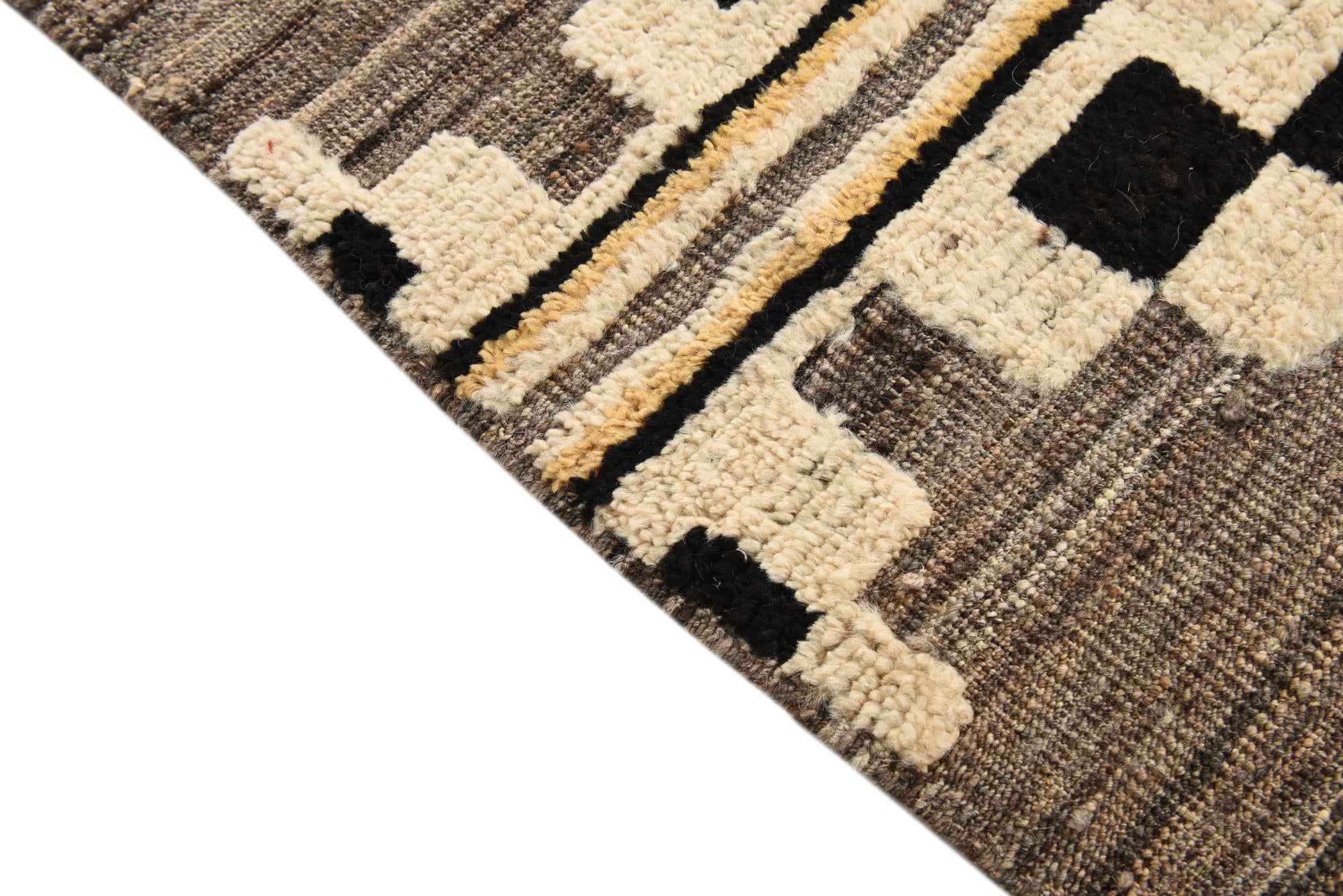 8' 8 x 12' 4 Hand Knotted Oushak Wool Rug