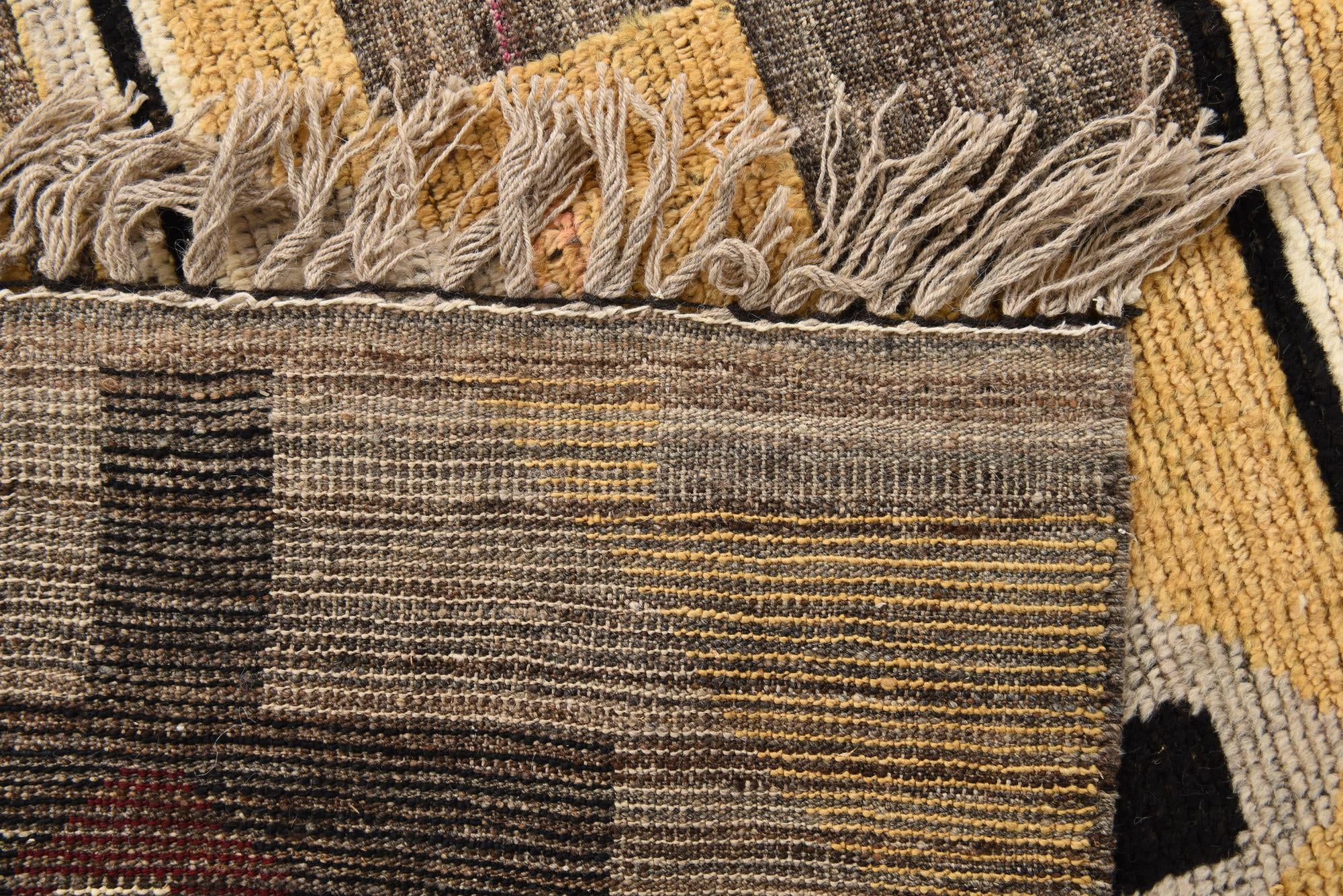8' 8 x 12' 4 Hand Knotted Oushak Wool Rug