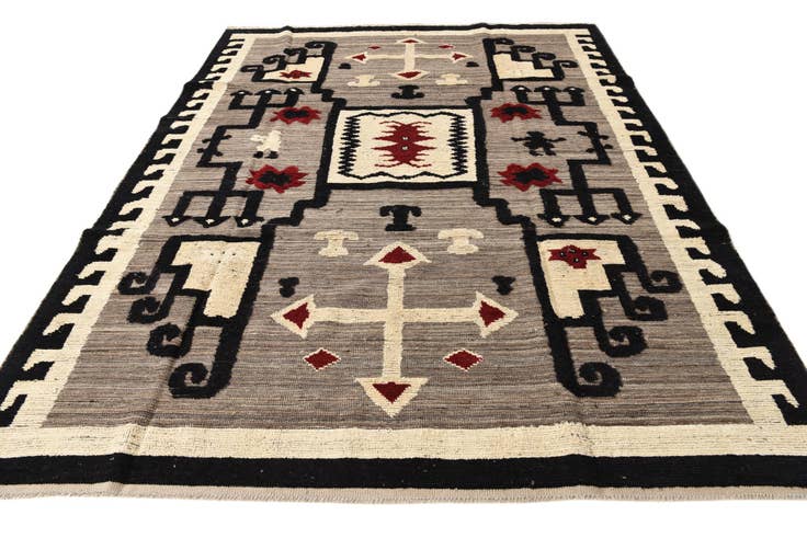 Detail image of 8' x 10' 4 Hand Knotted Oushak Wool Rug