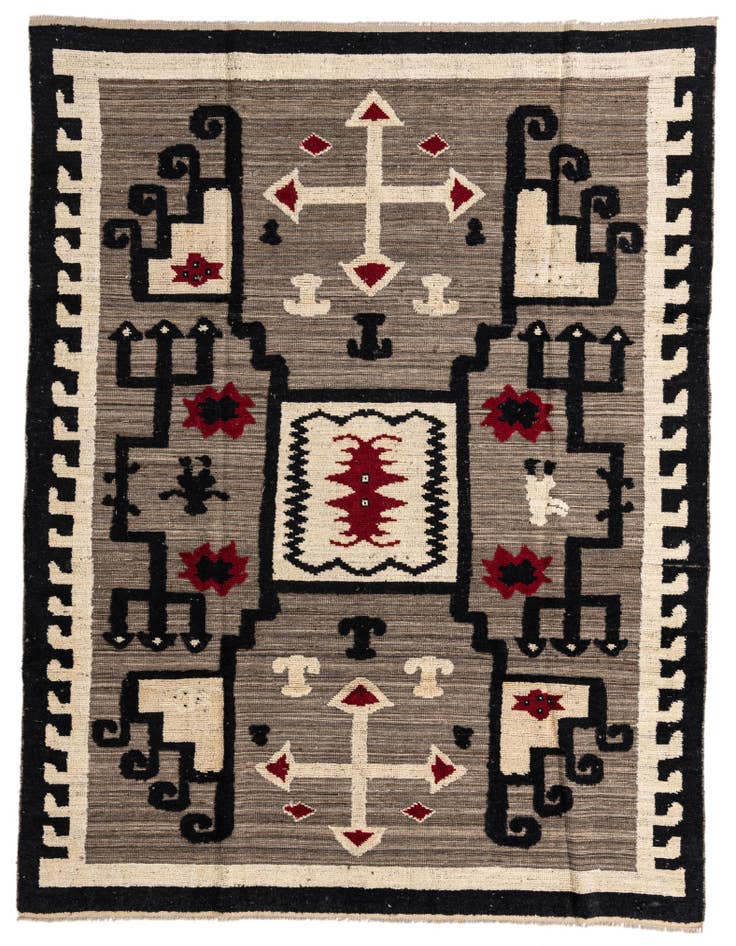Detail image of 8' x 10' 4 Hand Knotted Oushak Wool Rug