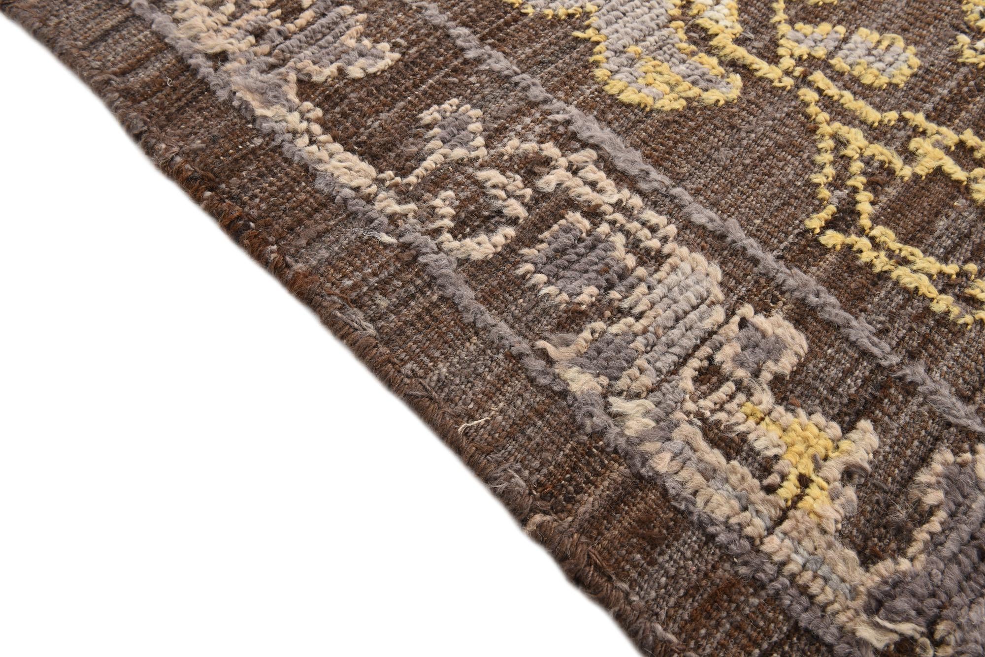 8' x 10' 8 Hand Knotted Oushak Wool Rug