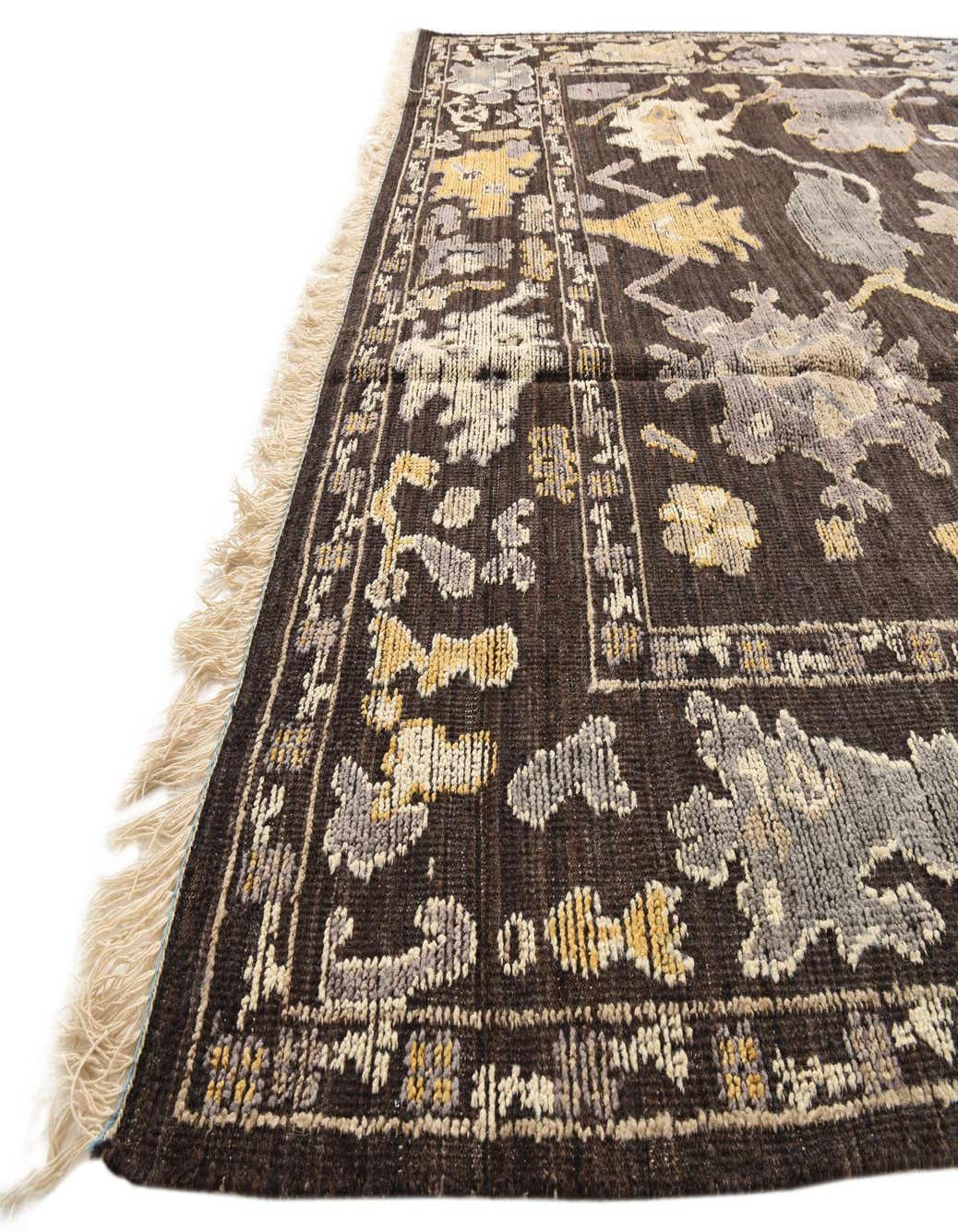 Detail image of 9' x 12' 9  Hand Knotted Oushak Wool Rug