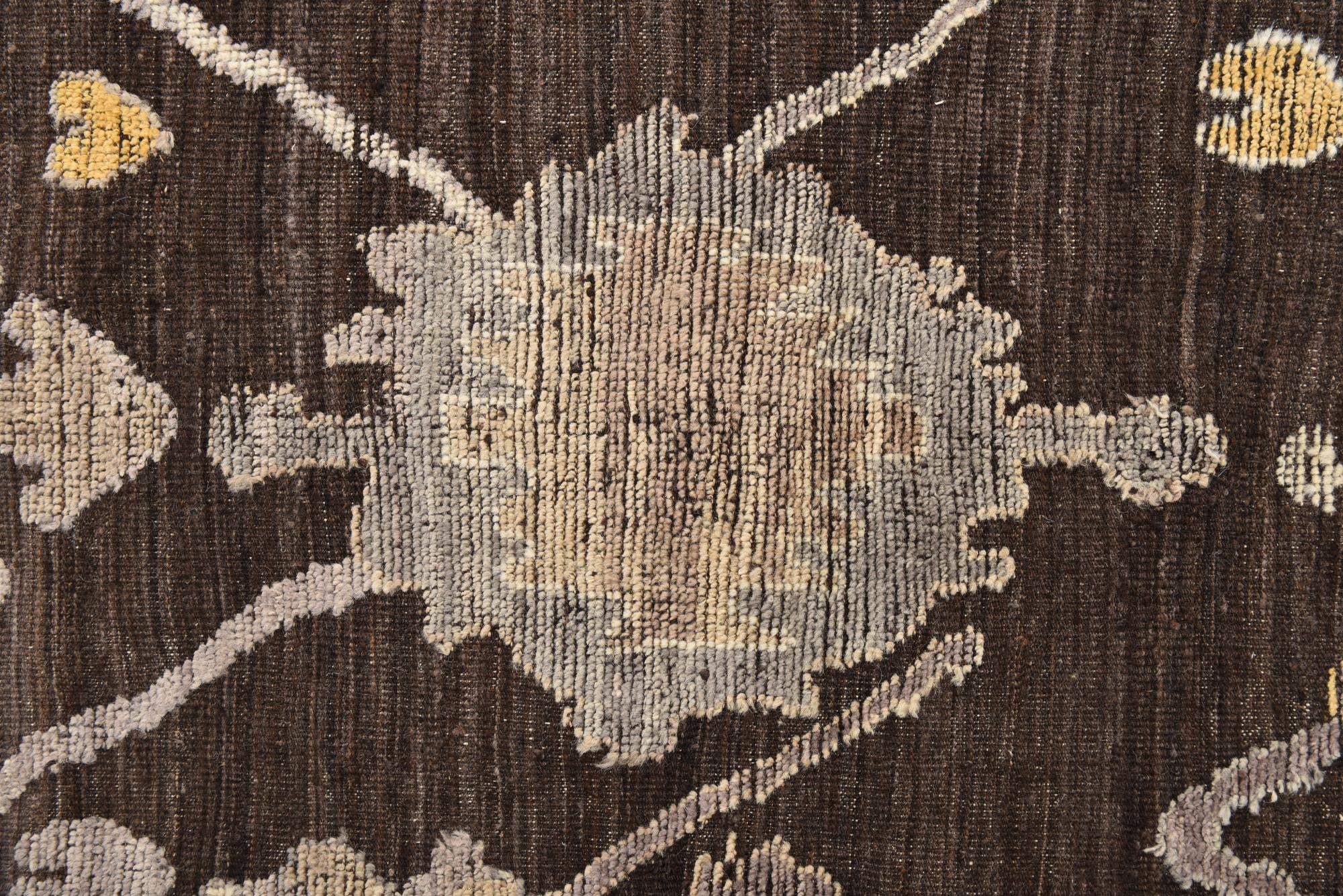 9' x 12' 9 Hand Knotted Oushak Wool Rug