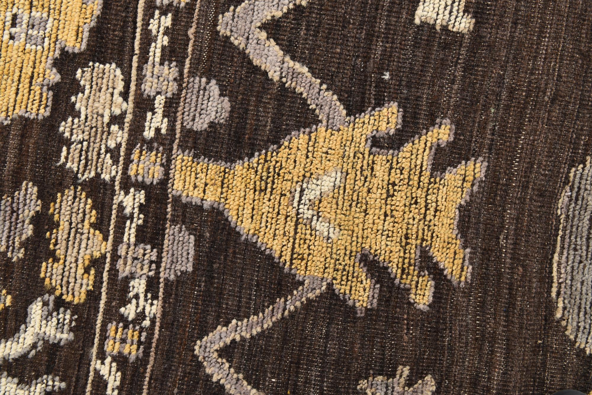 9' x 12' 9 Hand Knotted Oushak Wool Rug