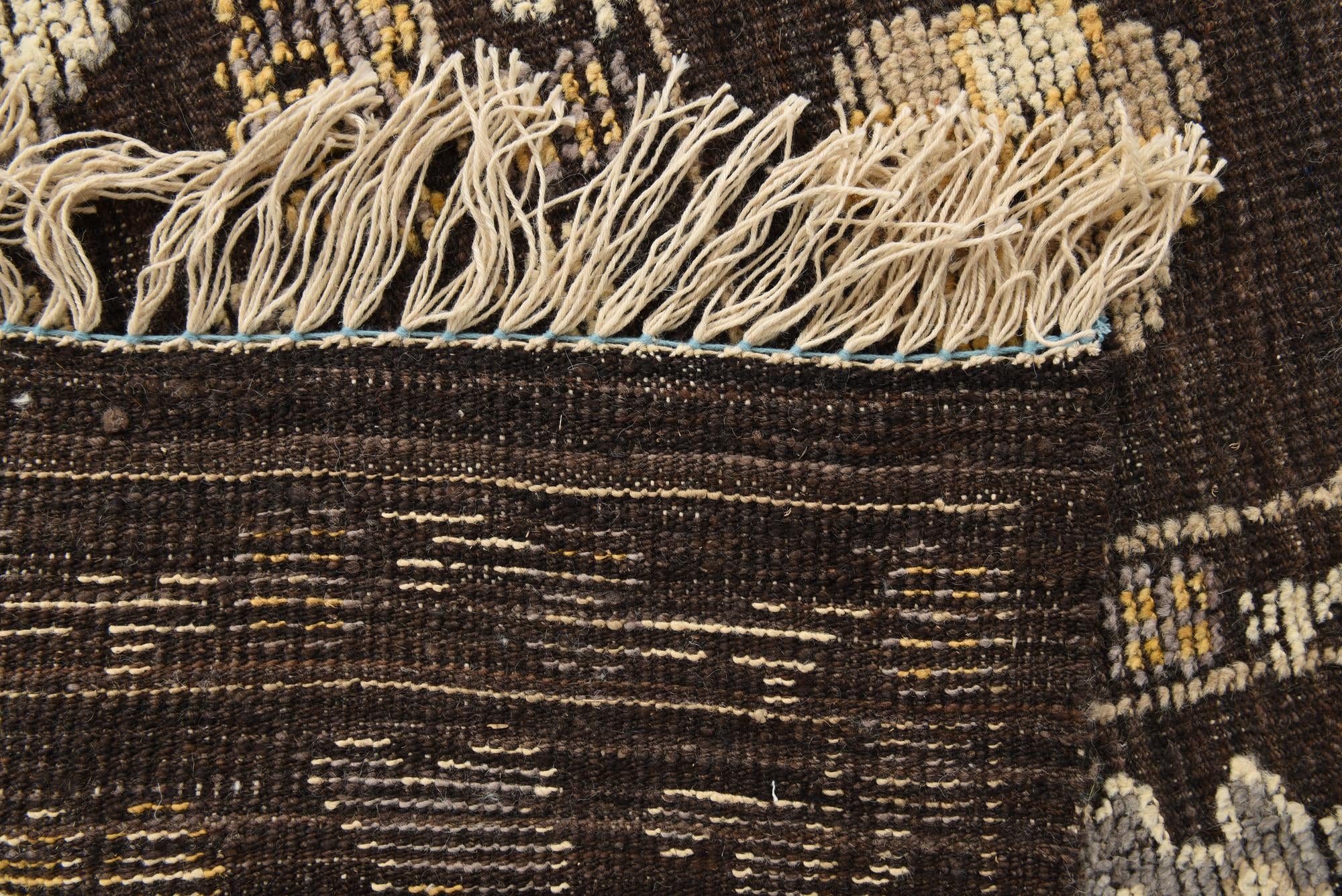 9' x 12' 9 Hand Knotted Oushak Wool Rug