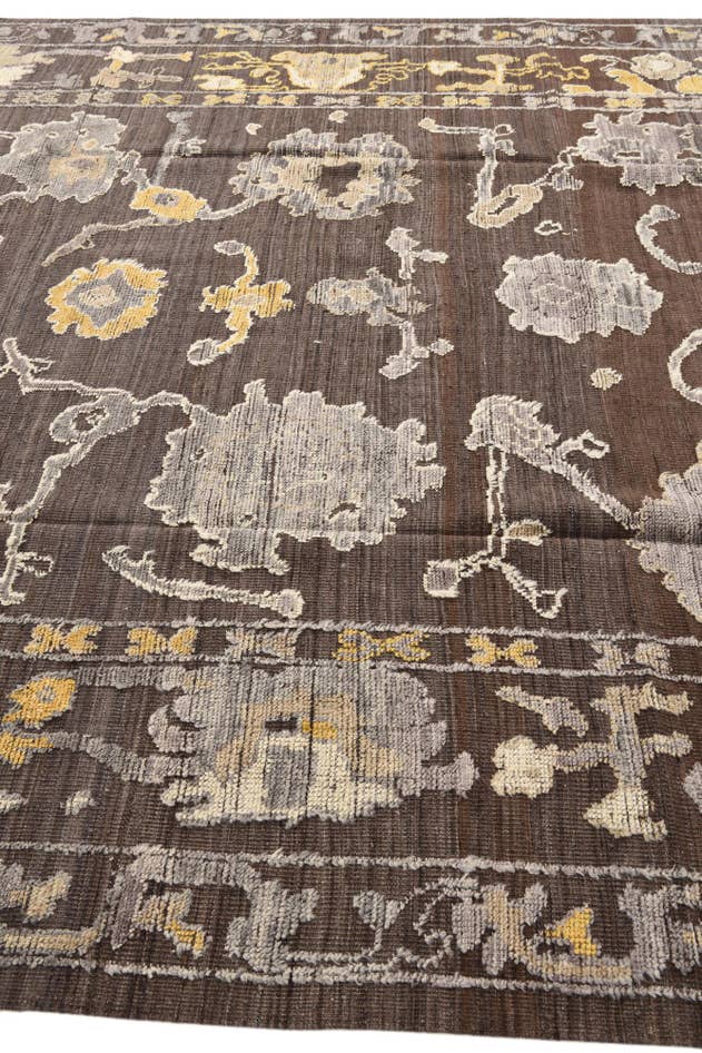 Detail image of 9' x 12' Hand Knotted Oushak Wool Rug
