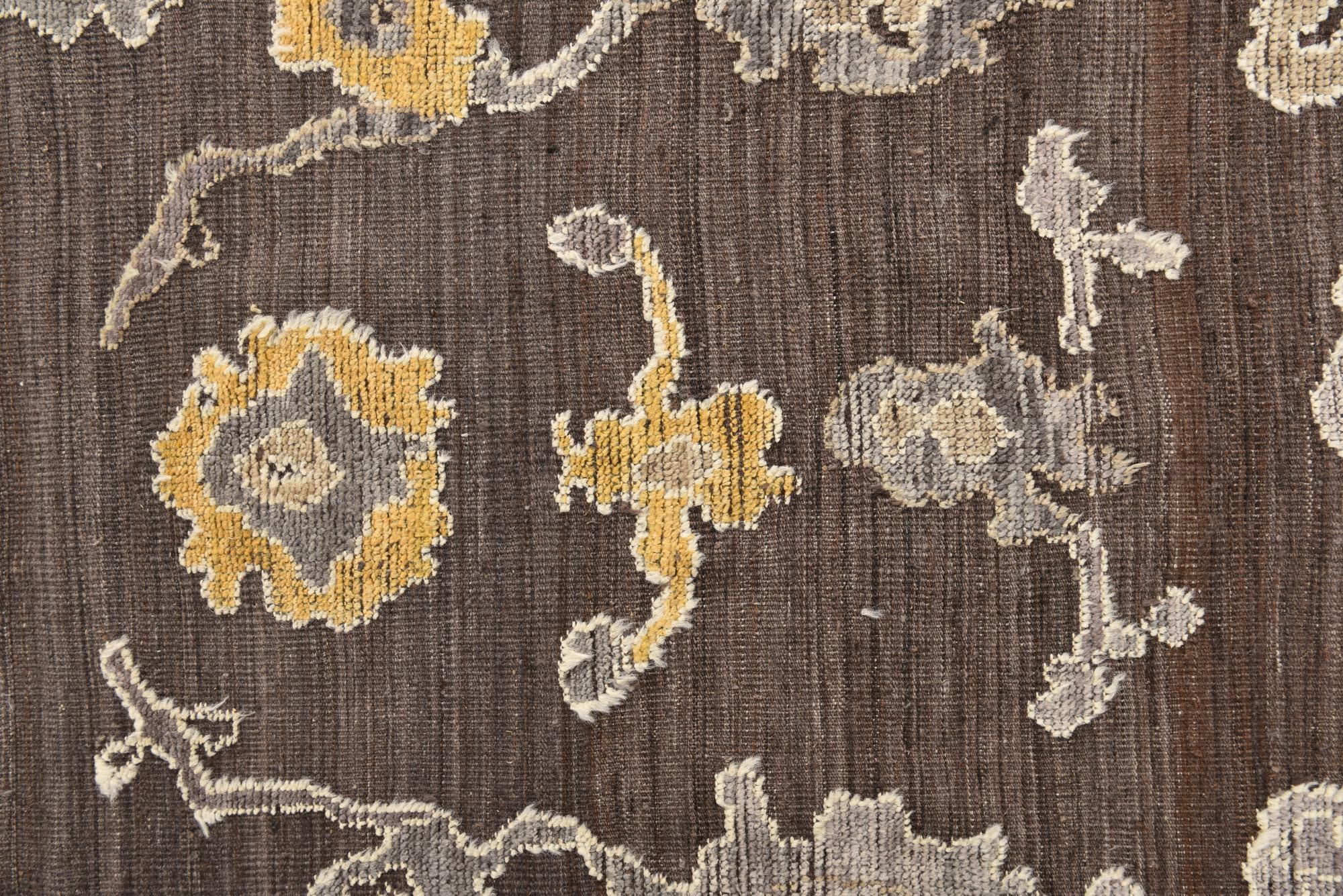 9' x 12' Hand Knotted Oushak Wool Rug