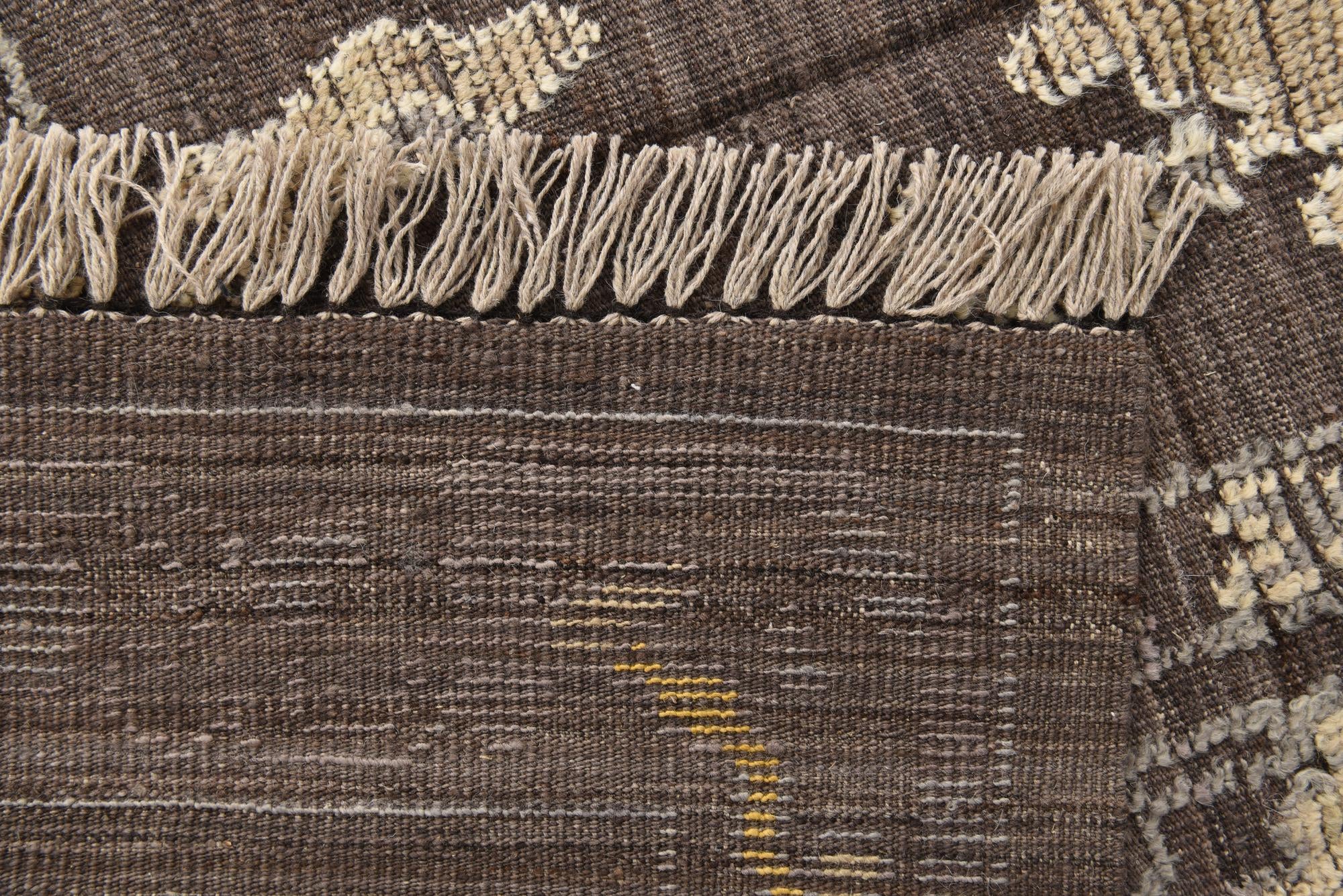 9' x 12' Hand Knotted Oushak Wool Rug