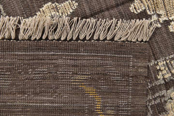 9' x 12' Hand Knotted Oushak Wool Rug