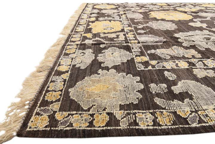 10' x 14' 5 Hand Knotted Oushak Wool Rug