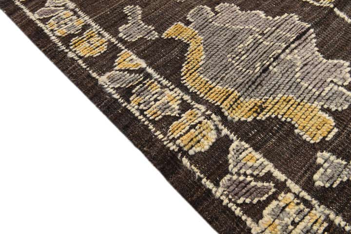 10' x 14' 5 Hand Knotted Oushak Wool Rug