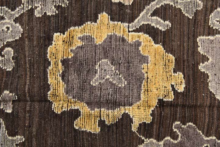 10' x 14' 5 Hand Knotted Oushak Wool Rug