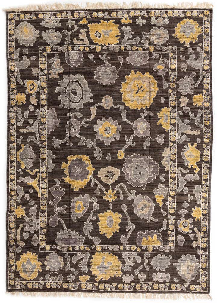 10' x 14' 5 Hand Knotted Oushak Wool Rug