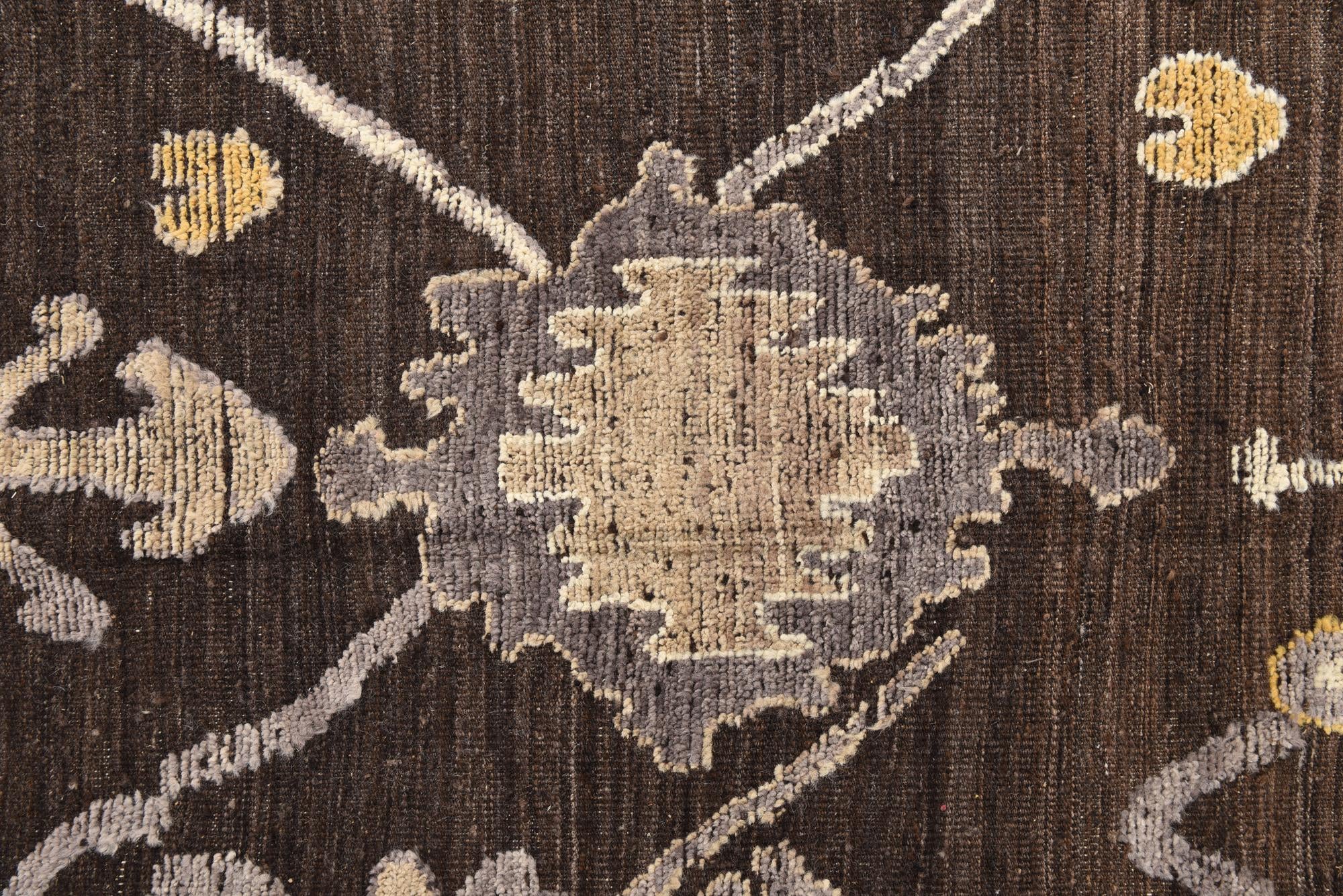 8' 10 x 12' 2 Hand Knotted Oushak Wool Rug