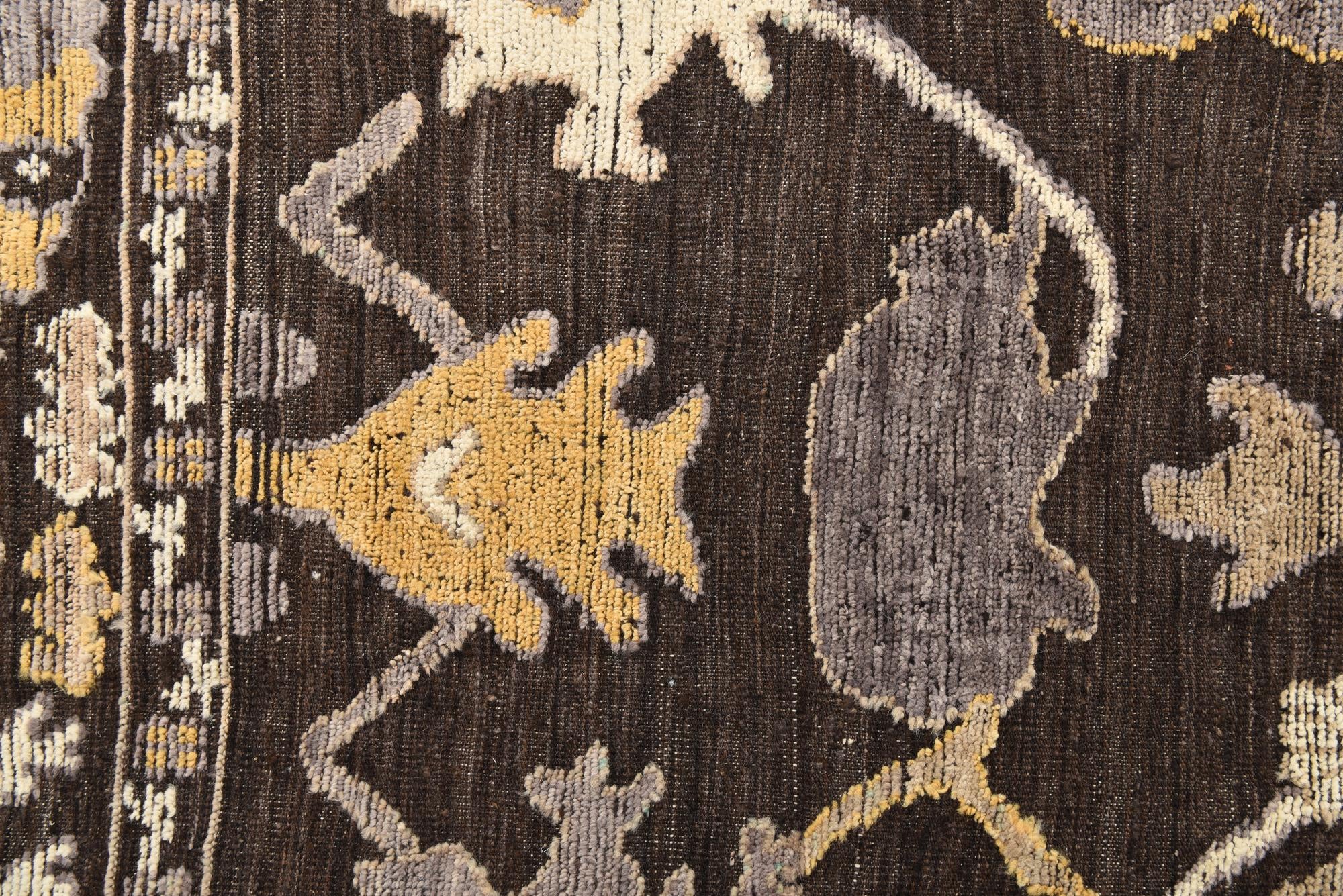 8' 10 x 12' 2 Hand Knotted Oushak Wool Rug