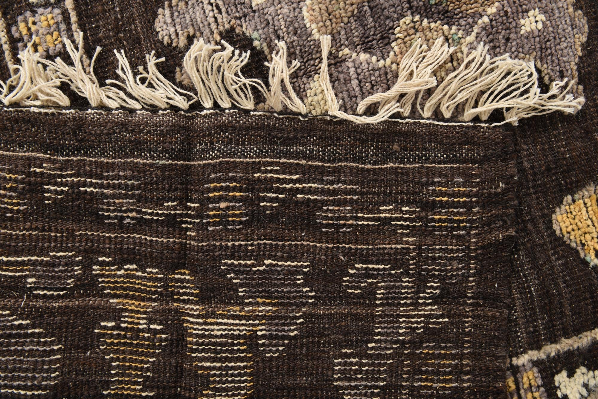 8' 10 x 12' 2 Hand Knotted Oushak Wool Rug
