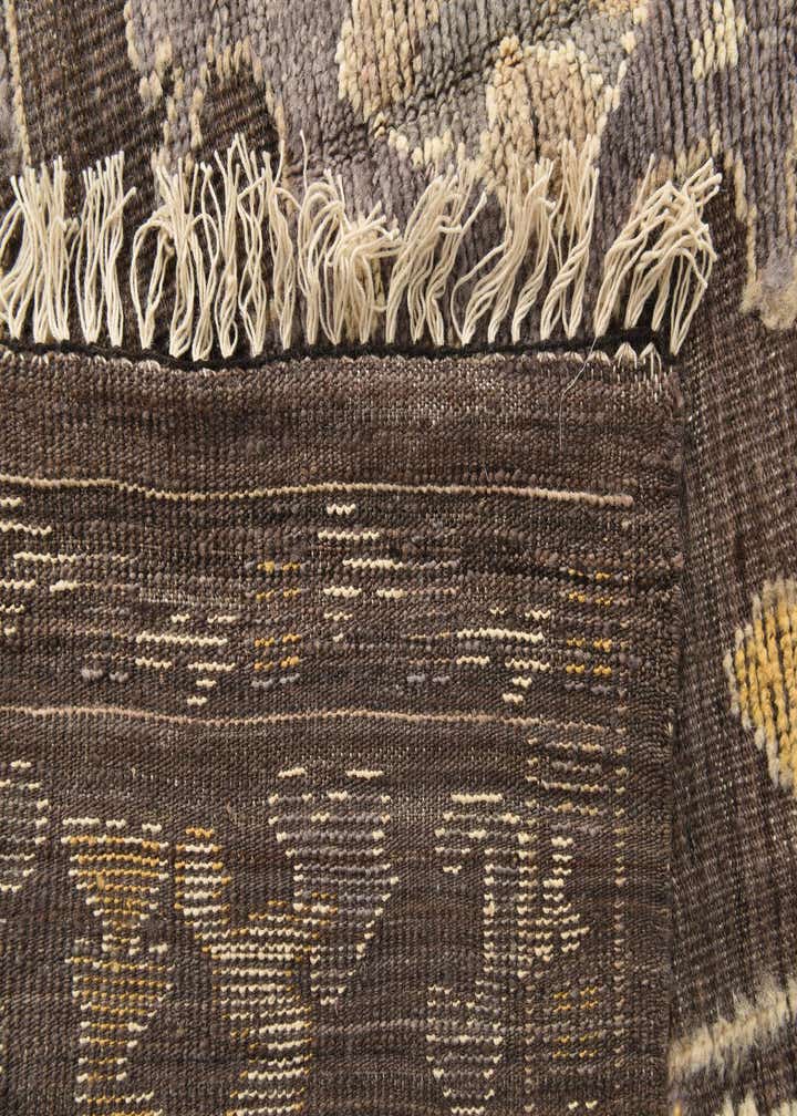 9' 1 x 12' 7 Hand Knotted Oushak Wool Rug
