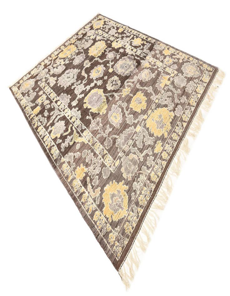 Detail image of 8' 3 x 10' 3 Hand Knotted Oushak Wool Rug