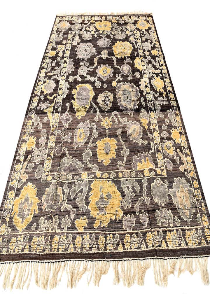 8' 3 x 10' 3 Hand Knotted Oushak Wool Rug