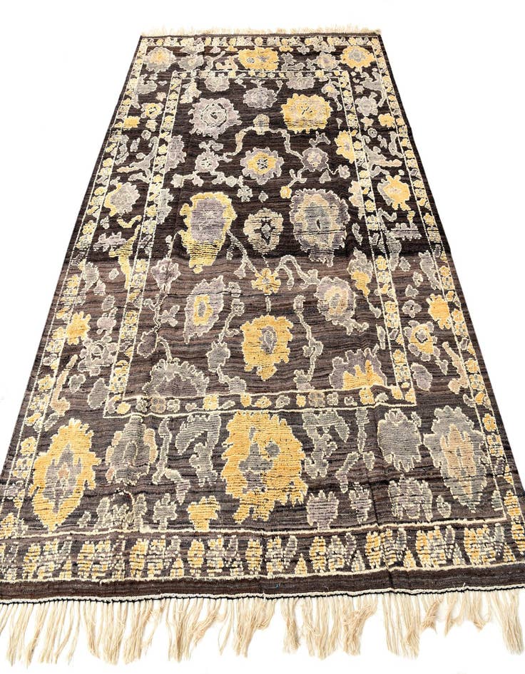 Detail image of 8' 3 x 10' 3  Hand Knotted Oushak Wool Rug