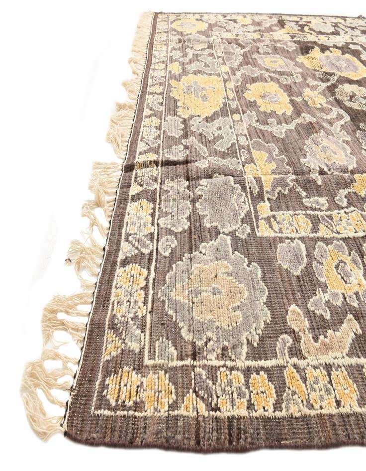 Detail image of 8' 3 x 10' 3  Hand Knotted Oushak Wool Rug