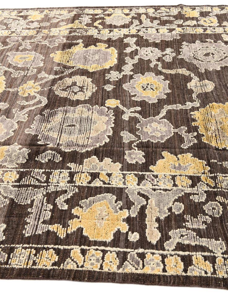 Detail image of 8' 3 x 10' 3 Hand Knotted Oushak Wool Rug
