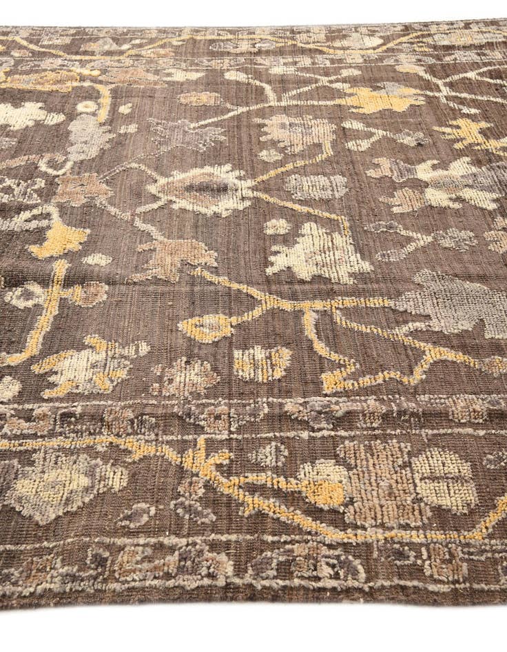 Detail image of 8' x 10'  Hand Knotted Oushak Wool Rug