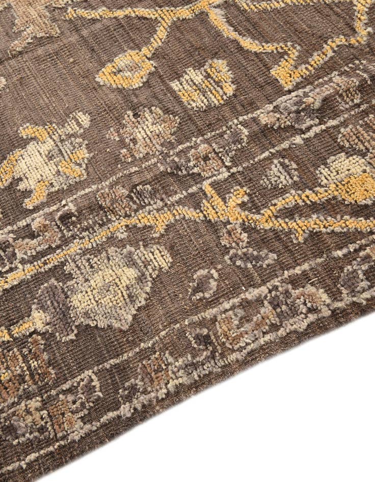 Detail image of 8' x 10'  Hand Knotted Oushak Wool Rug