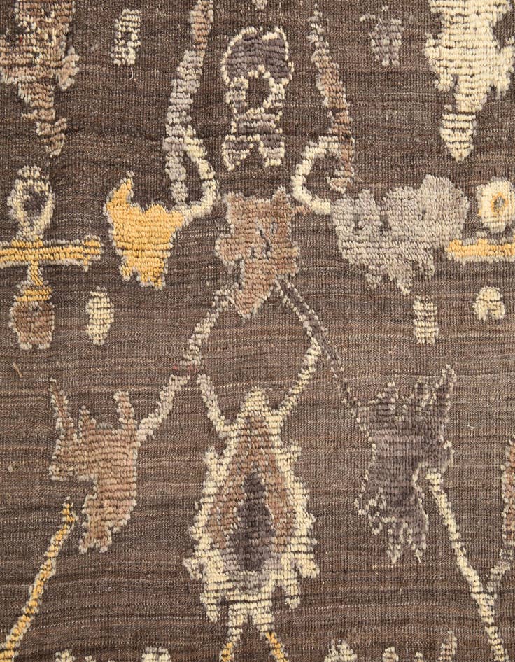 Detail image of 8' x 10'  Hand Knotted Oushak Wool Rug