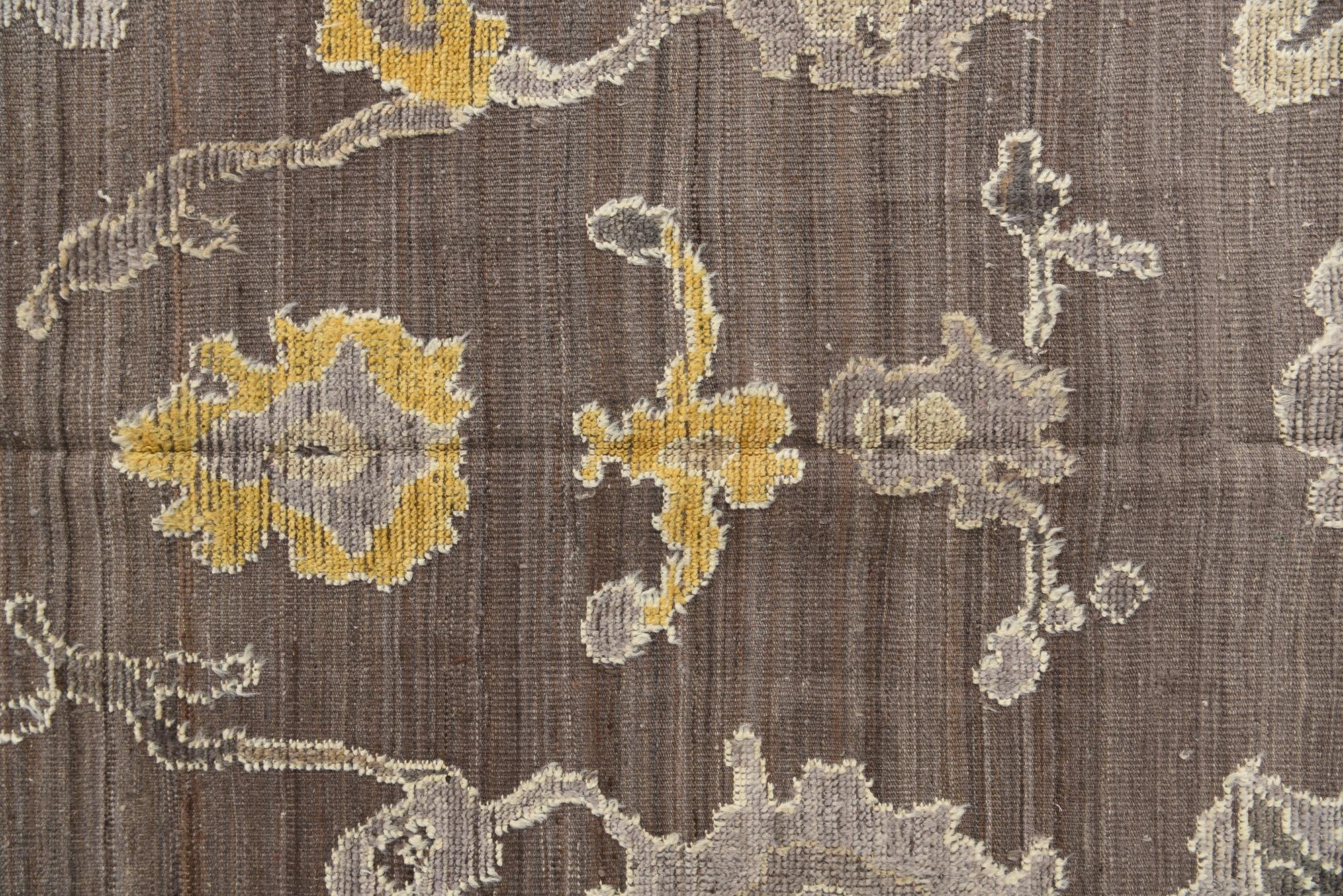 8' 10 x 12' 1 Hand Knotted Oushak Wool Rug