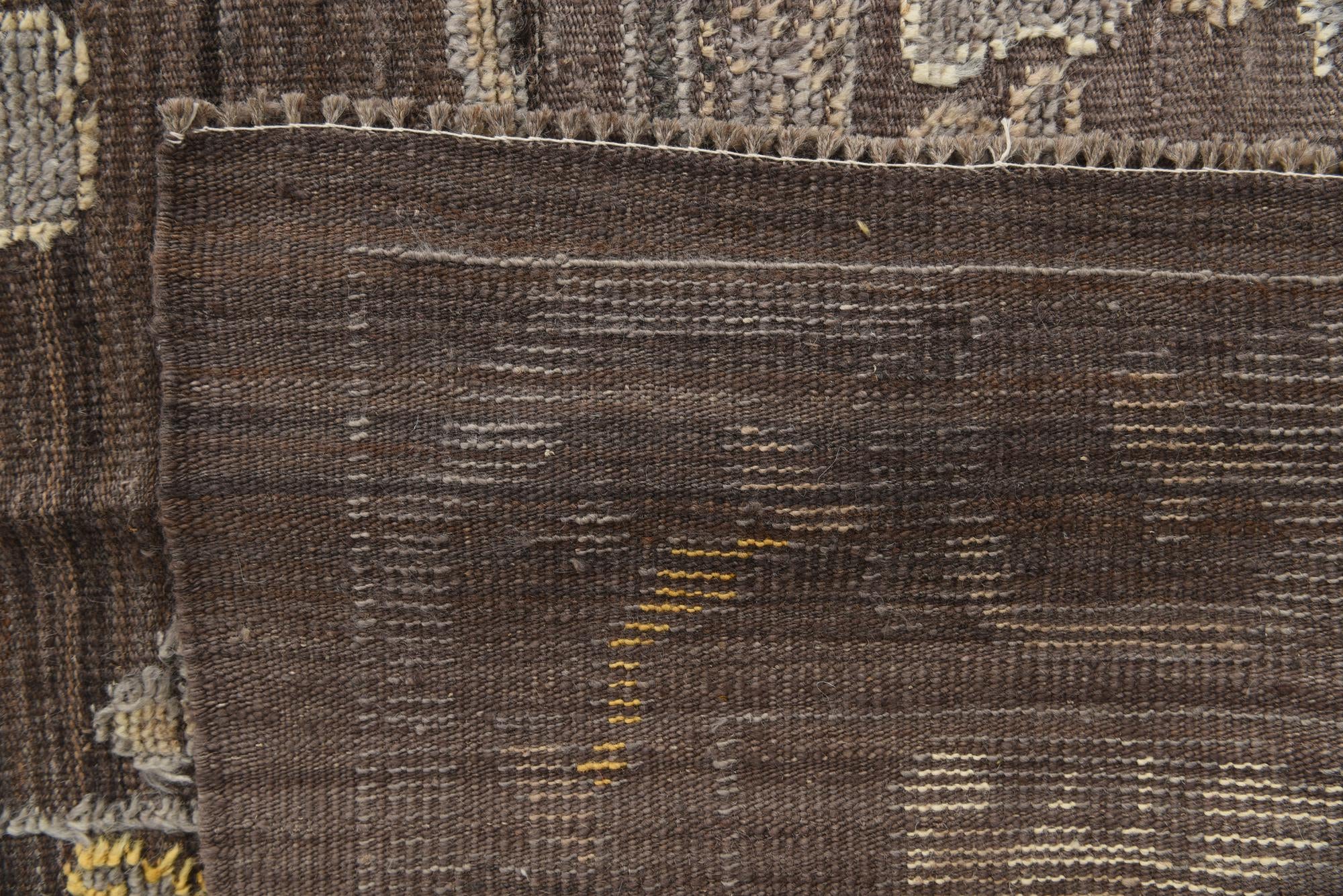 8' 10 x 12' 1 Hand Knotted Oushak Wool Rug