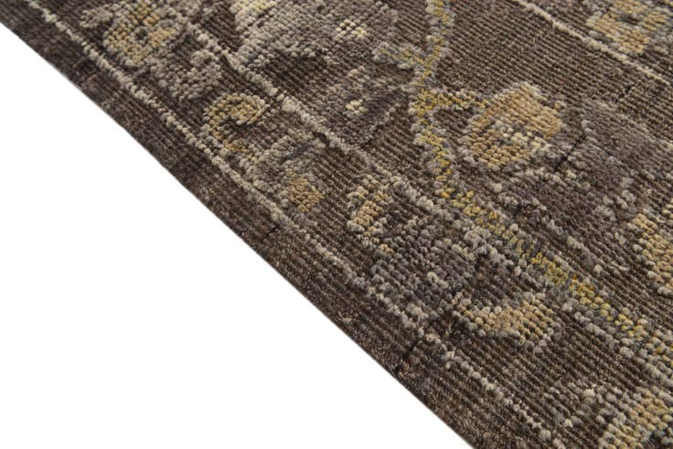 Detail image of 9' x 12' 4 Hand Knotted Oushak Wool Rug