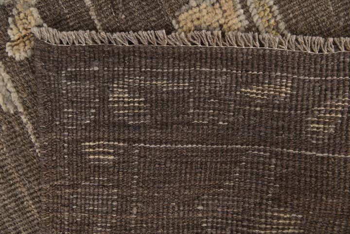 9' x 12' 4 Hand Knotted Oushak Wool Rug