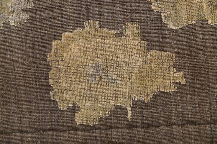 Detail image of 9' 1 x 12' 10 Hand Knotted Oushak Wool Rug