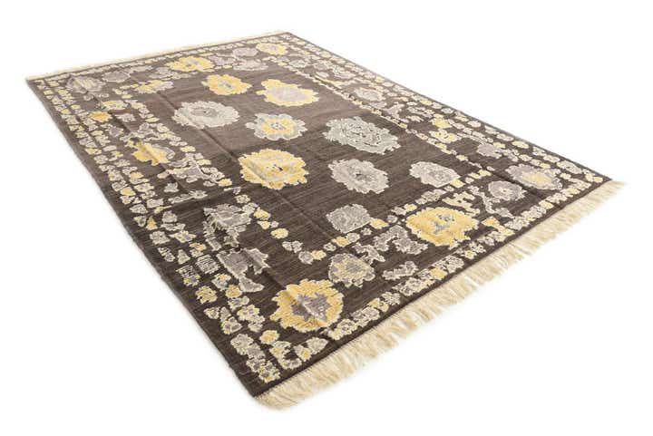 7' 10 x 10' 9 Hand Knotted Oushak Wool Rug