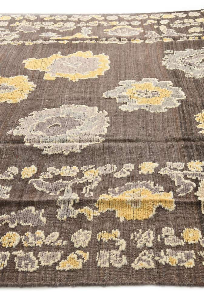 7' 10 x 10' 9 Hand Knotted Oushak Wool Rug