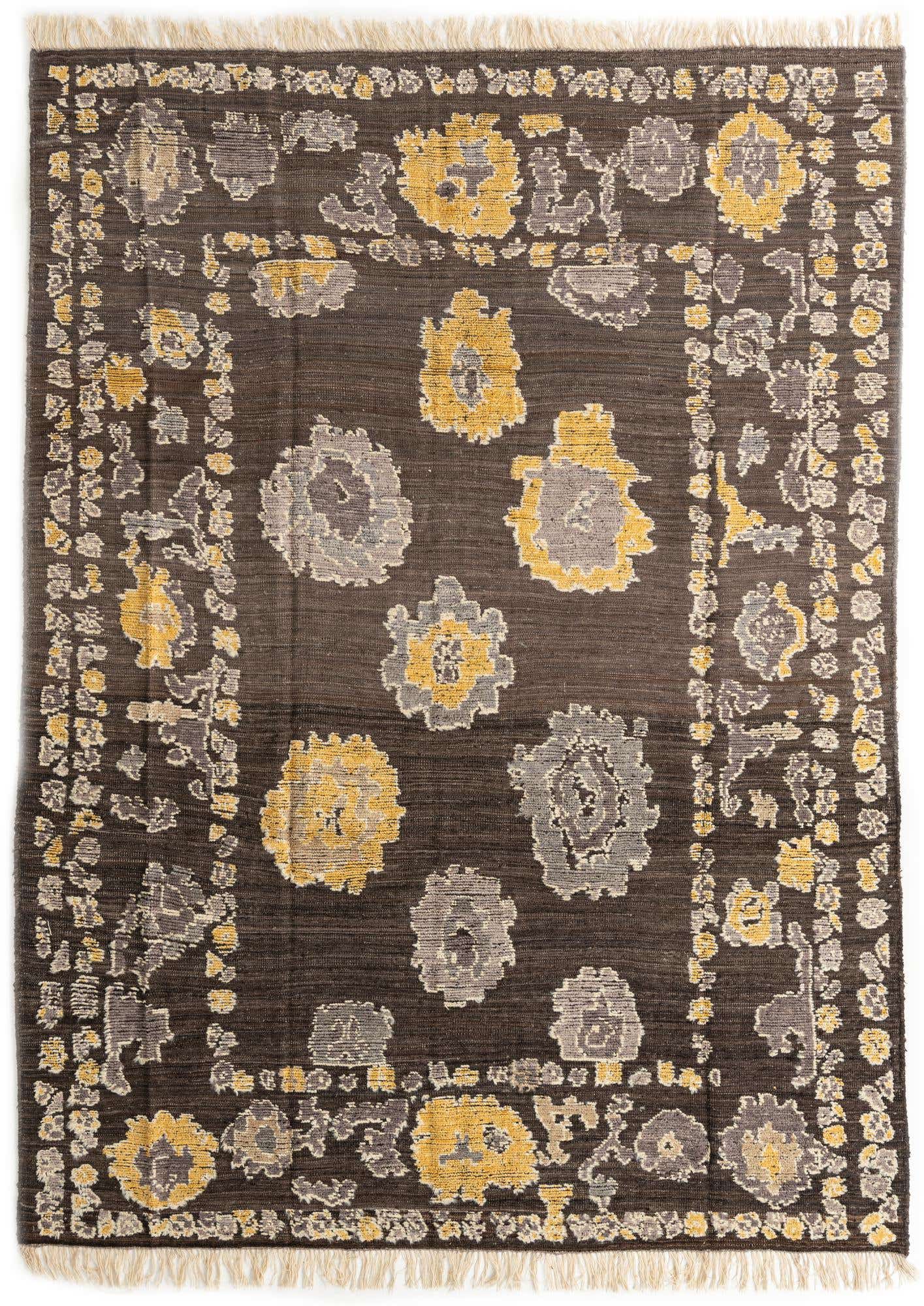 7' 10 x 10' 9 Hand Knotted Oushak Wool Rug