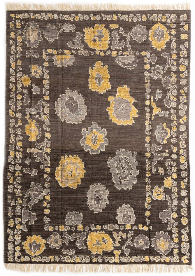Detail image of 7' 10 x 10' 9 Hand Knotted Oushak Wool Rug