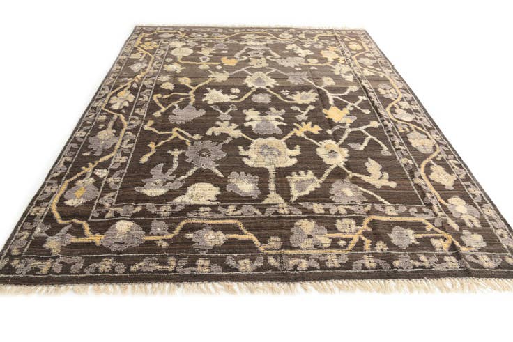 Detail image of 245cm x 310cm anudado a mano Oushak Alfombra Lana