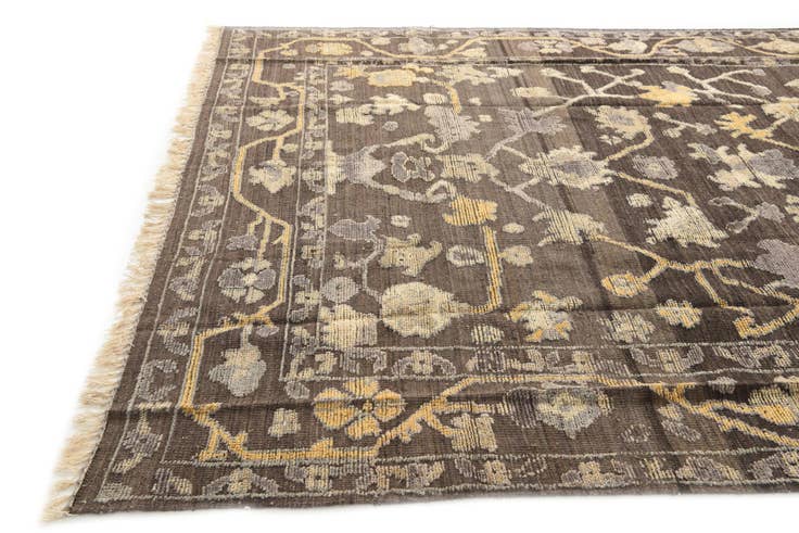 Detail image of 245cm x 310cm anudado a mano Oushak Alfombra Lana