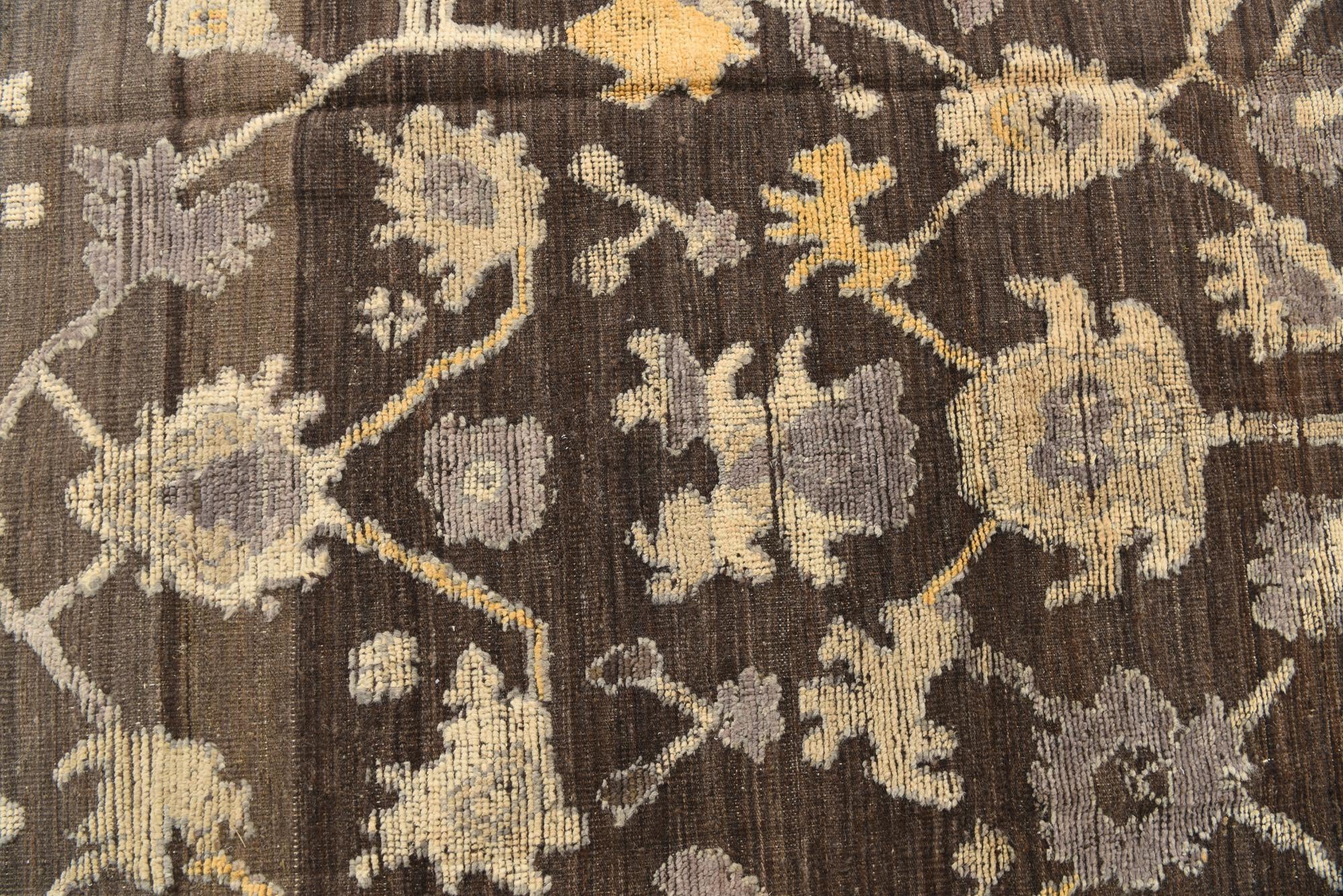 8' x 10' 3 Hand Knotted Oushak Wool Rug