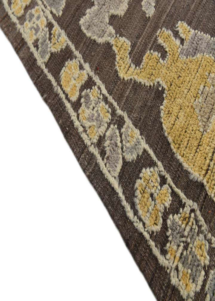 9' 8 x 14' 3 Hand Knotted Oushak Wool Rug