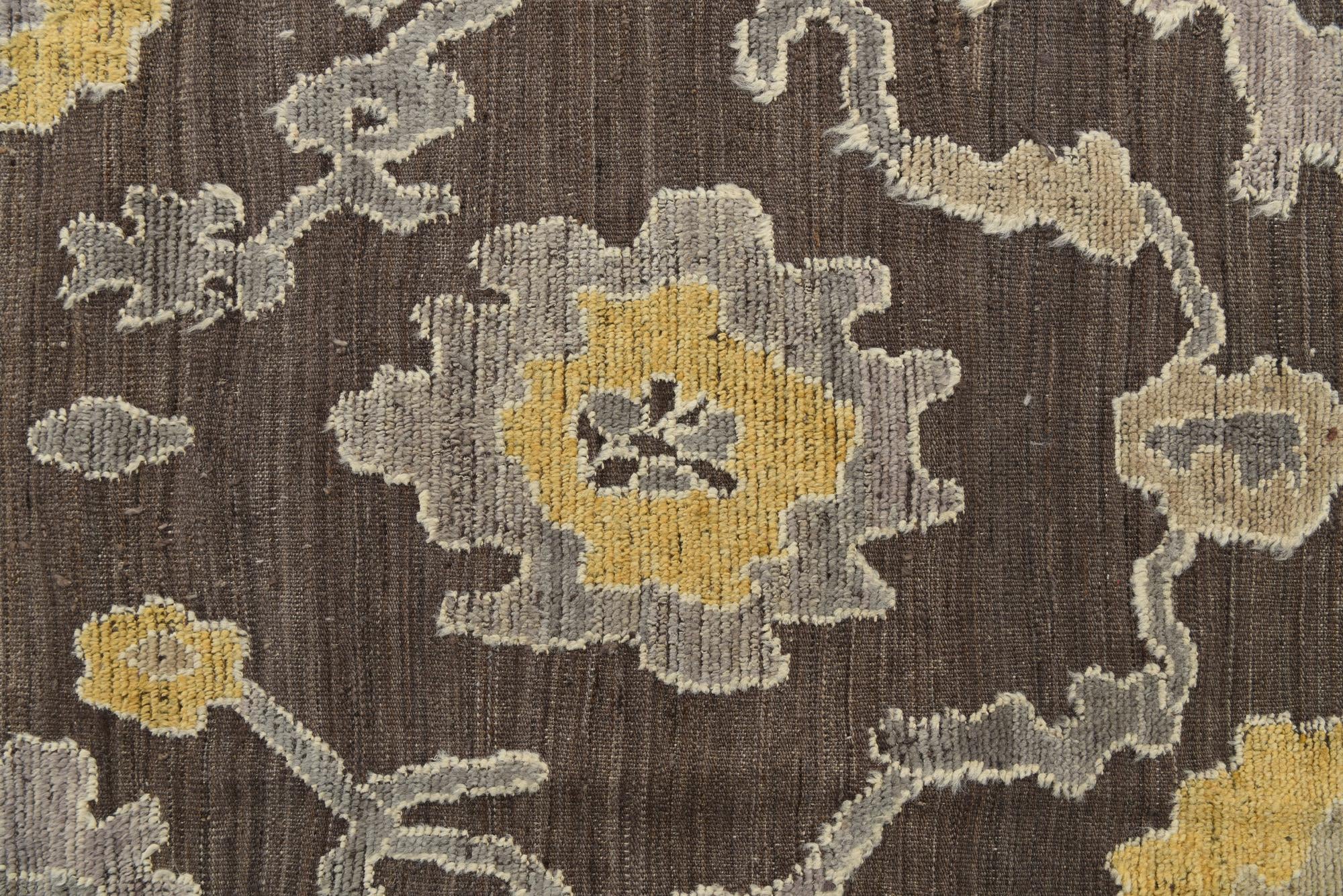 9' 8 x 14' 3 Hand Knotted Oushak Wool Rug