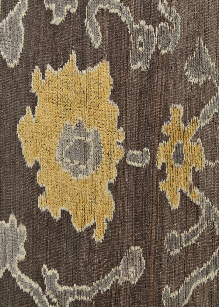 9' 8 x 14' 3 Hand Knotted Oushak Wool Rug