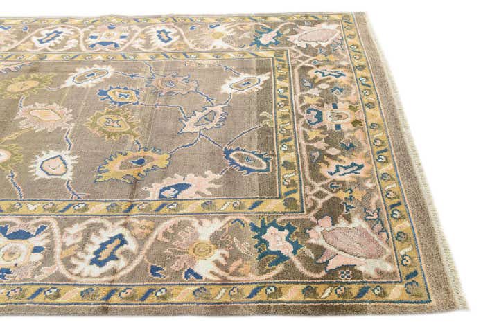 5' 3 x 8' 5 Hand Knotted Oushak Rug