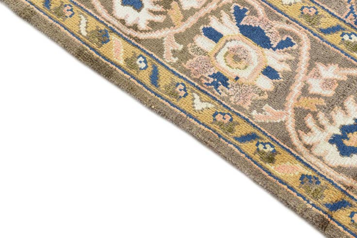 Detail image of 5' 3 x 8' 5 Hand Knotted Oushak Rug