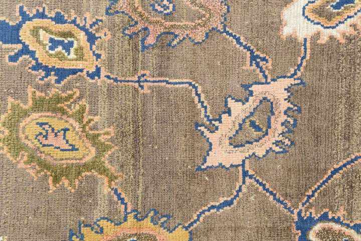 5' 3 x 8' 5 Hand Knotted Oushak Rug