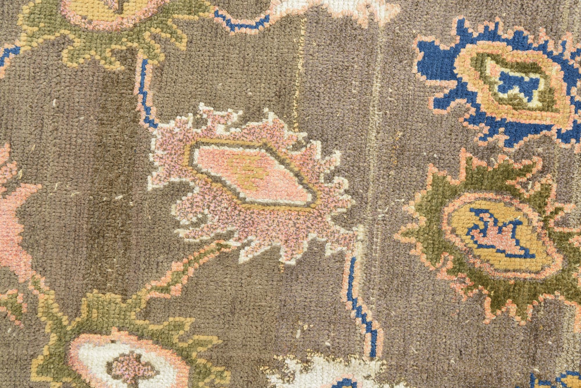5' 3 x 8' 5 Hand Knotted Oushak Rug